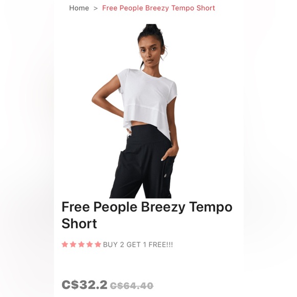 NEW Free people mouvement breezy tempo  top Size L - Picture 13 of 17